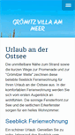 Mobile Screenshot of groemitz-villa-am-meer.de